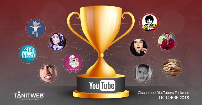 Classement des Youtubeurs Tunisiens- Octobre 2018