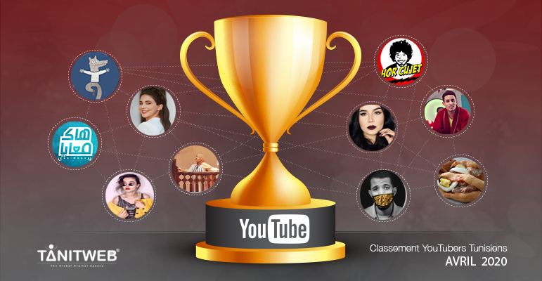 Classement des Youtubeurs Tunisiens- Avril 2020