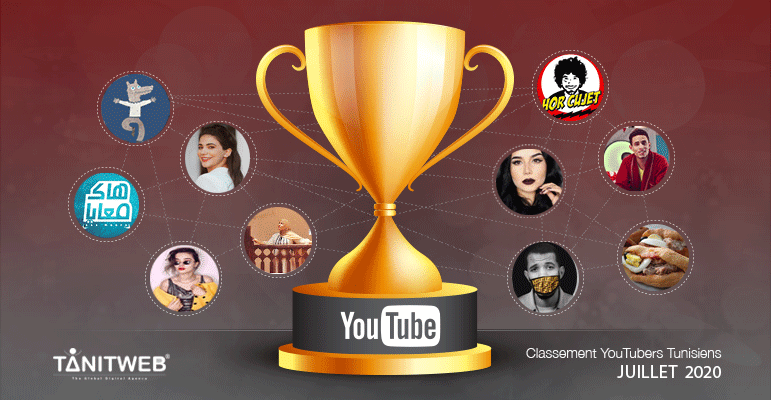 Classement des Youtubeurs Tunisiens- Juillet 2020