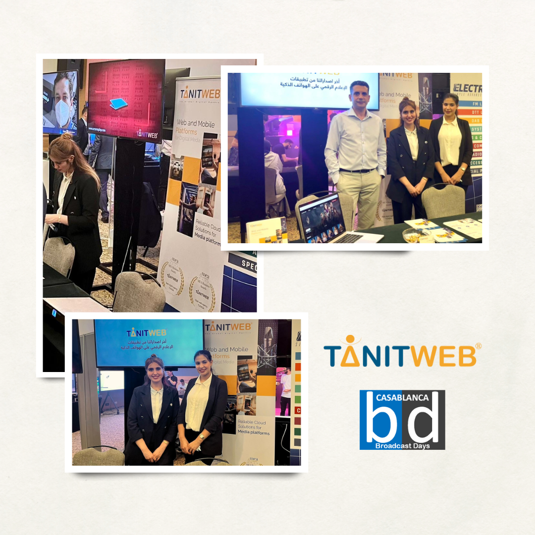 Tanit Web Brille aux Broadcast Days Casablanca 2024